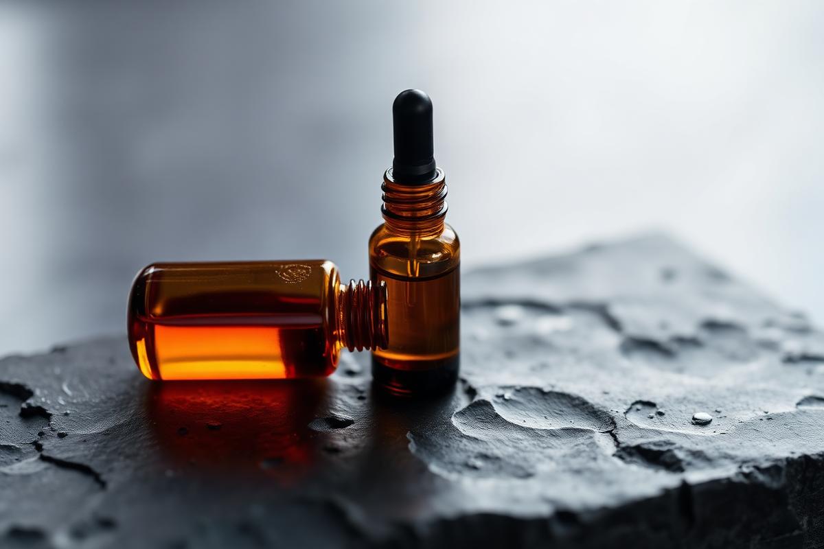 CBD oil bottle with yellow lid sold at The Vape Lounge in Xàbia (Javea)